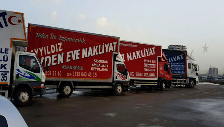Ostim nakliye araçlarımız